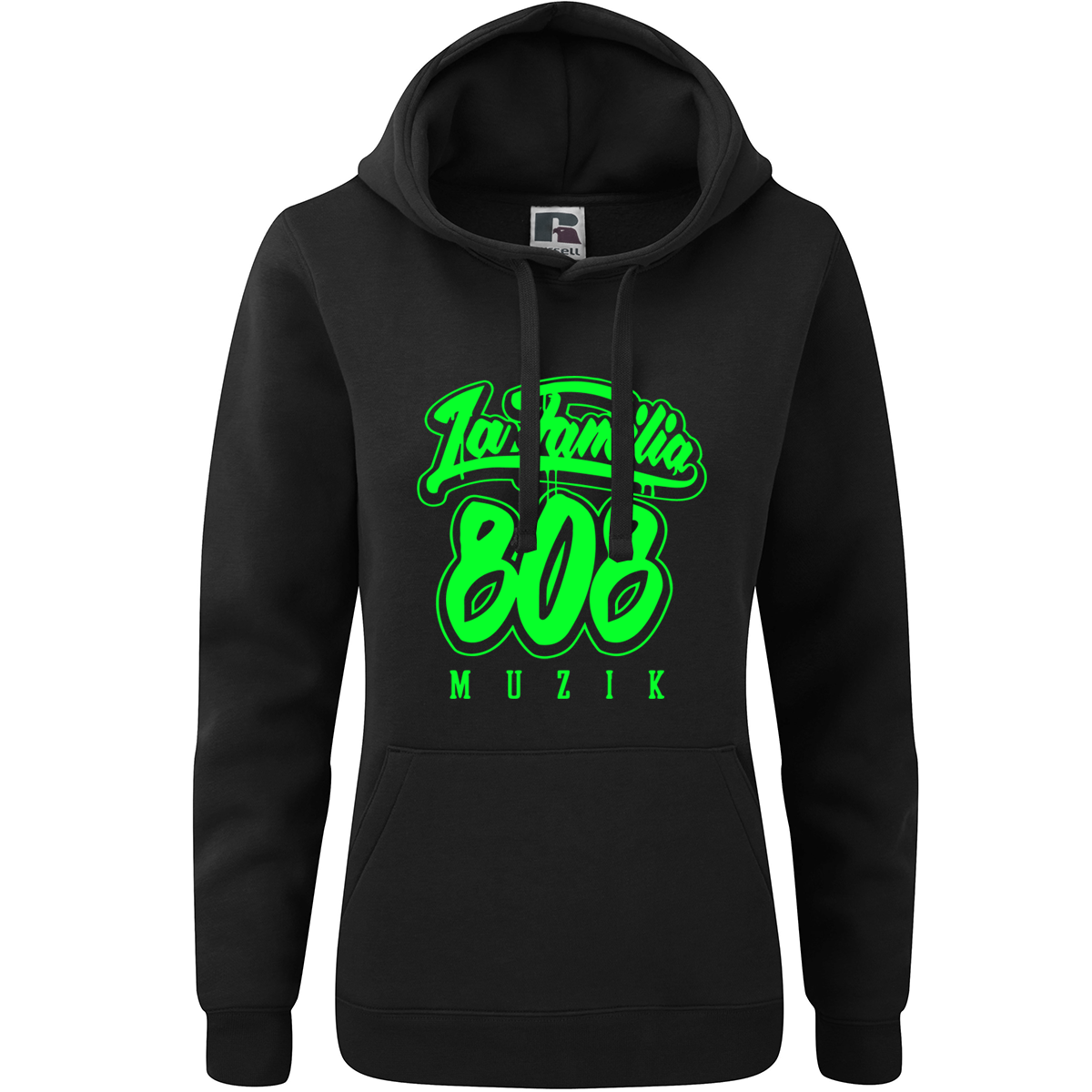 Bild von 808 LA FAMILIA - LADIES HOODY [schwarz]