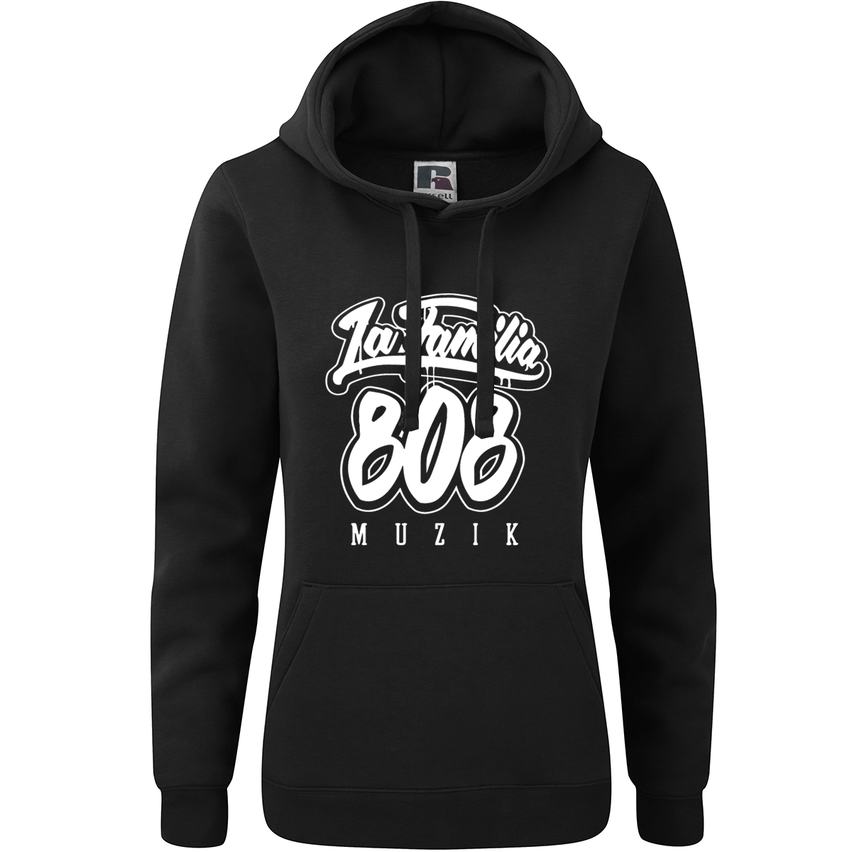Bild von 808 LA FAMILIA - LADIES HOODY [schwarz]