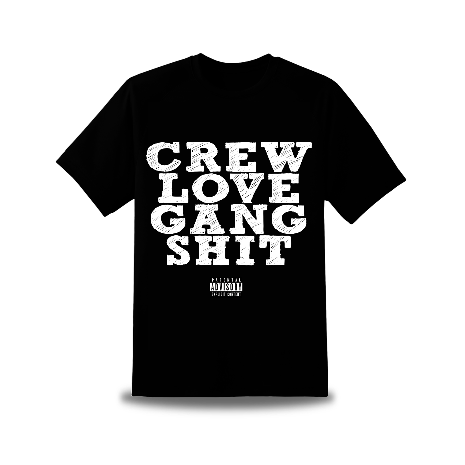 Bild von CREWLOVE GANGSHIT - SHIRT [schwarz]